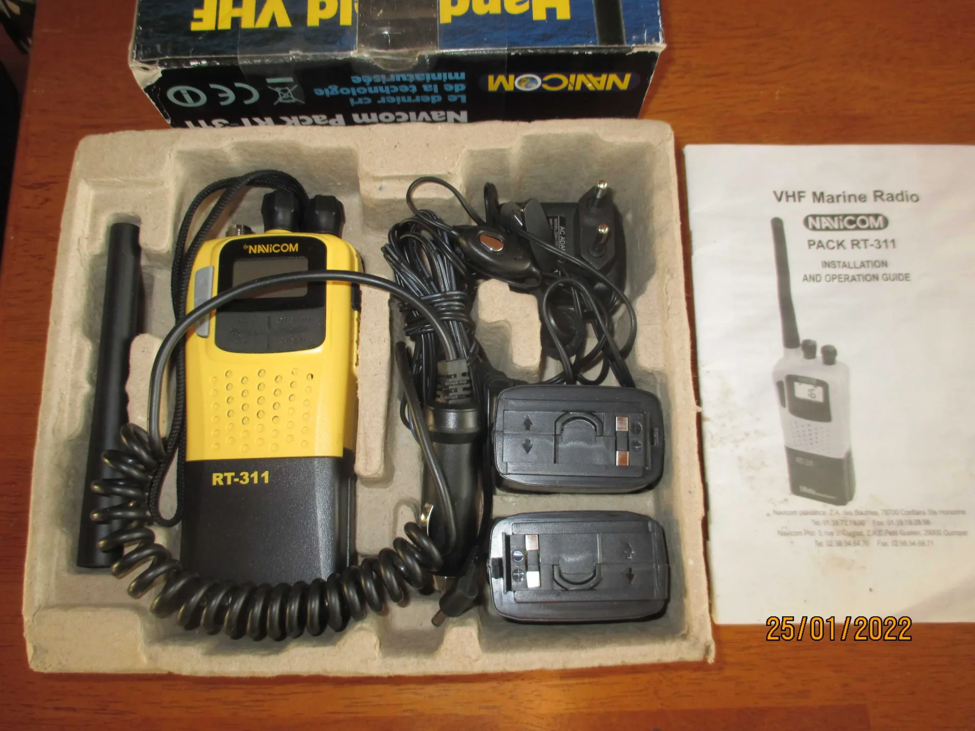 VHF portable Navicom Pack RT-311, kuva 2